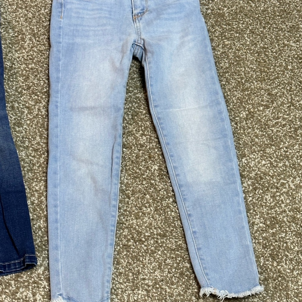 LOT of 3 Girls Skinny Jeans Bundle - Justice & Old Navy - Size 7 - Picture 8 of 16